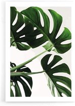 Walljar - Monstera Leaves - Muurdecoratie - Poster