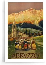 Walljar - Italië Abrvzzo - Muurdecoratie - Poster