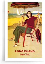 Walljar - New York Long Island - Muurdecoratie - Poster