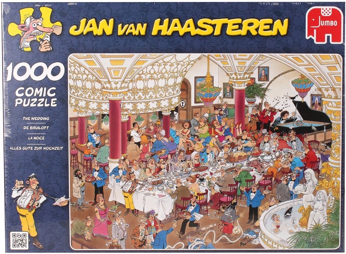 anders Suradam astronaut Jan van Haasteren De Bruiloft puzzel - 1000 stukjes | bol.com