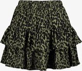 TwoDay dames rok met luipaardprint - Groen - Maat M