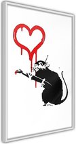 Banksy: Love Rat.