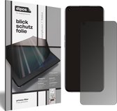 dipos I Privacy-Beschermfolie mat compatibel met Realme 8i Privacy-Folie screen-protector Privacy-Filter (expres kleiner dan het glas omdat het gebogen is)