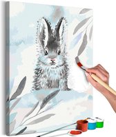 Doe-het-zelf op canvas schilderen - Sweet Rabbit.