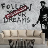 Fotobehang - Dreams Cancelled (Banksy).