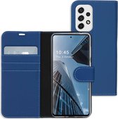 Accezz Wallet Softcase Booktype Samsung Galaxy A53 hoesje - Donkerblauw