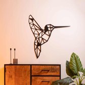 HUUS Wanddecoratie dieren - Luxe Accessoires - Zwart - 85×0,2×90 cm