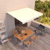 Everest Luifel handmatig uittrekbaar 400x350 cm crèmekleurig