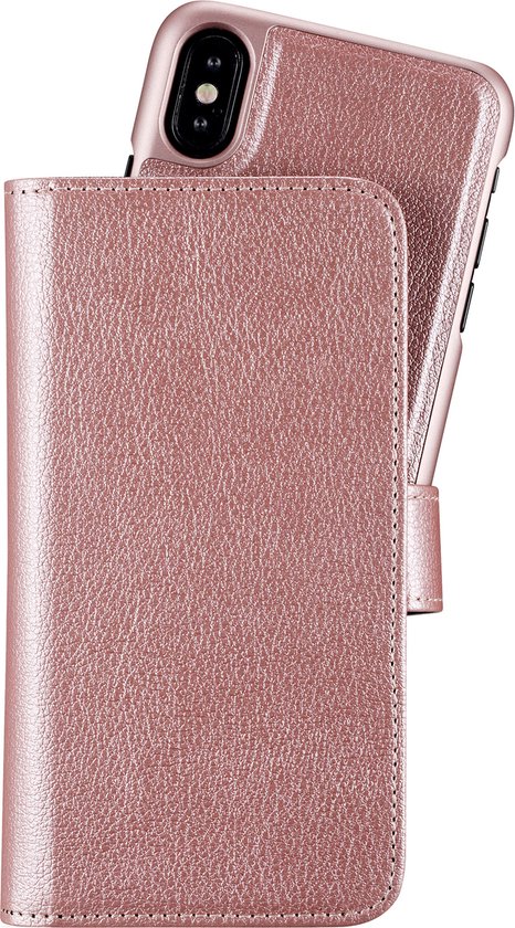 Holdit iPhone X, wallet extended II magnetisch, roze