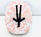 Kidsmill up Babyschaal hoes in de stof Rozen Roze