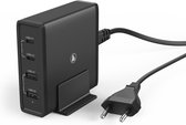 Hama Oplaadstation 65 Watt 4-voudig (2x PD USB-C 2x USB-A) Zwart