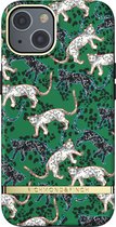 Richmond & Finch - Trendy iPhone 13 Hoesje - green leopard