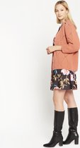 LOLALIZA Gebreide cardigan - Roze - Maat L/XL