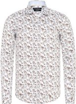 Overhemd  lange mouw  met print Sophie Beatrix 1082 "Color: White","Size: 3XL"