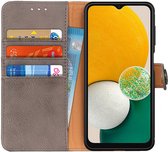 KHAZNEH Samsung Galaxy A13 5G/A04s Hoesje Portemonnee Book Case Khaki