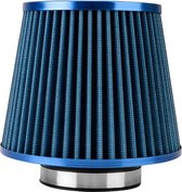 VCTparts Open Luchtfilter Blauw - Sport Filter met Cold air intake [sportfilter powerfilter universeel]