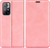 Cazy Xiaomi Poco M4 Pro 5G Hoesje Portemonnee Book Case Kunstleer - Roze