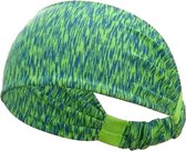 Haarband Sport Streep Patroon Groen