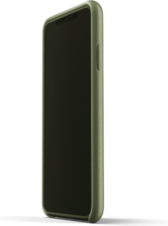 Mujjo Full Leather Case iPhone XS Max olive