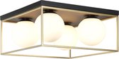 Light Your Home Designer's Lightbox Shades Plafondlamp - Chrome - Metaal - 6xGU10 - Woonkamer - Eetkamer - Black