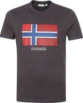 Napapijri - Sirol T-shirt Antraciet - L - Modern-fit