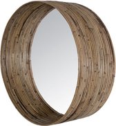 Spiegel Sen Rond Ø45cm rond grey rotan