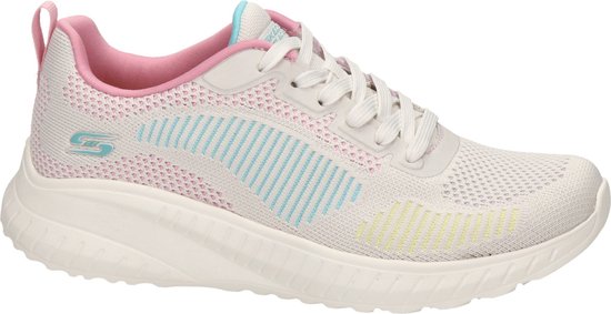 domineren afdrijven Sinis Skechers Bobs Sport dames sneaker - Wit multi - Maat 38 | bol.com