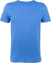 Lacoste small logo O-hals shirt blauw IV - XXL