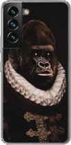 Geschikt voor Samsung Galaxy S22 hoesje - Aap - Kunst - Oude meesters - Siliconen Telefoonhoesje