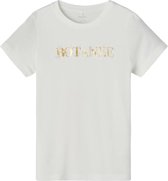 Name-it Meisjes Shortsleeve Tshirt Toline White Alyssum