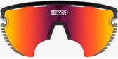 Scicon - Fietsbril - Aerowing Lamon - Zwart Gloss - Multimirror Lens Rood