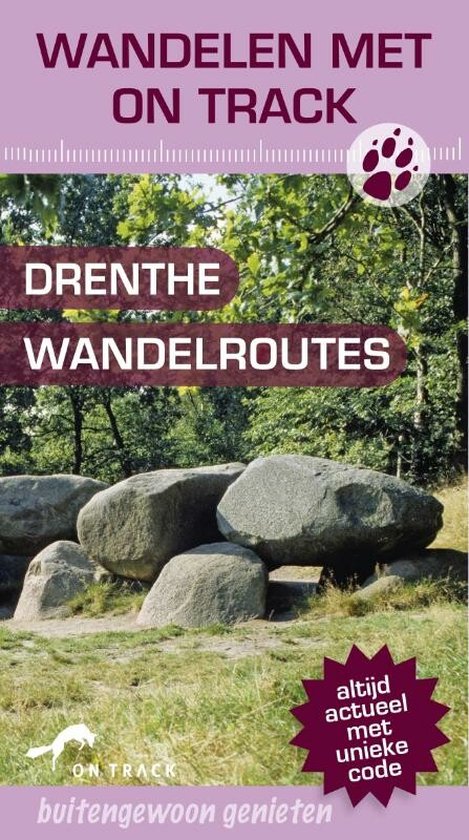 Cover van het boek 'On Track / Drenthe wandelroutes'