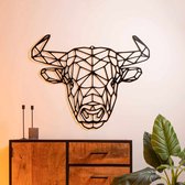HUUS Wanddecoratie dieren - Luxe Accessoires - Zwart - 60×0,2×48 cm