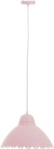 Hanglamp | metaal | roze | 36x36x (h)26 cm