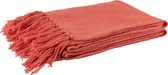Plaid | textiel | rood | 170x130x (h)0.5 cm