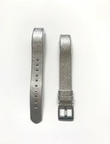 Leren Bandje FitBit Alta large Zilver