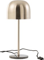 Tafellamp | metaal | zilver | 21x21x (h)46 cm