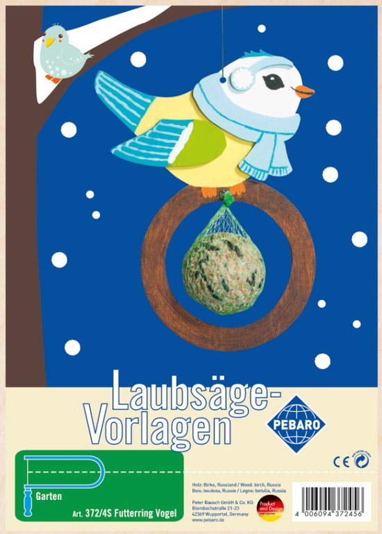 Pebaro Figuurzaag Patroon Winter Vogel