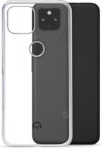 Mobilize Gelly Doorzichtig Telefoonhoesje geschikt voor Google Pixel 4a 5G Hoesje Flexibel TPU Backcover - Transparant