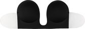 Bye Bra Naadloze U-Stijl Bh, Plakbeha, Zelfklevende Bh, Strapless En Rugloze Bh, Push-Up Bh, Cup A-E, Zwart, C