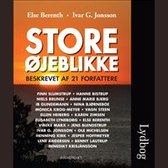 Omslag Store øjeblikke - beskrevet af 21 forfattere