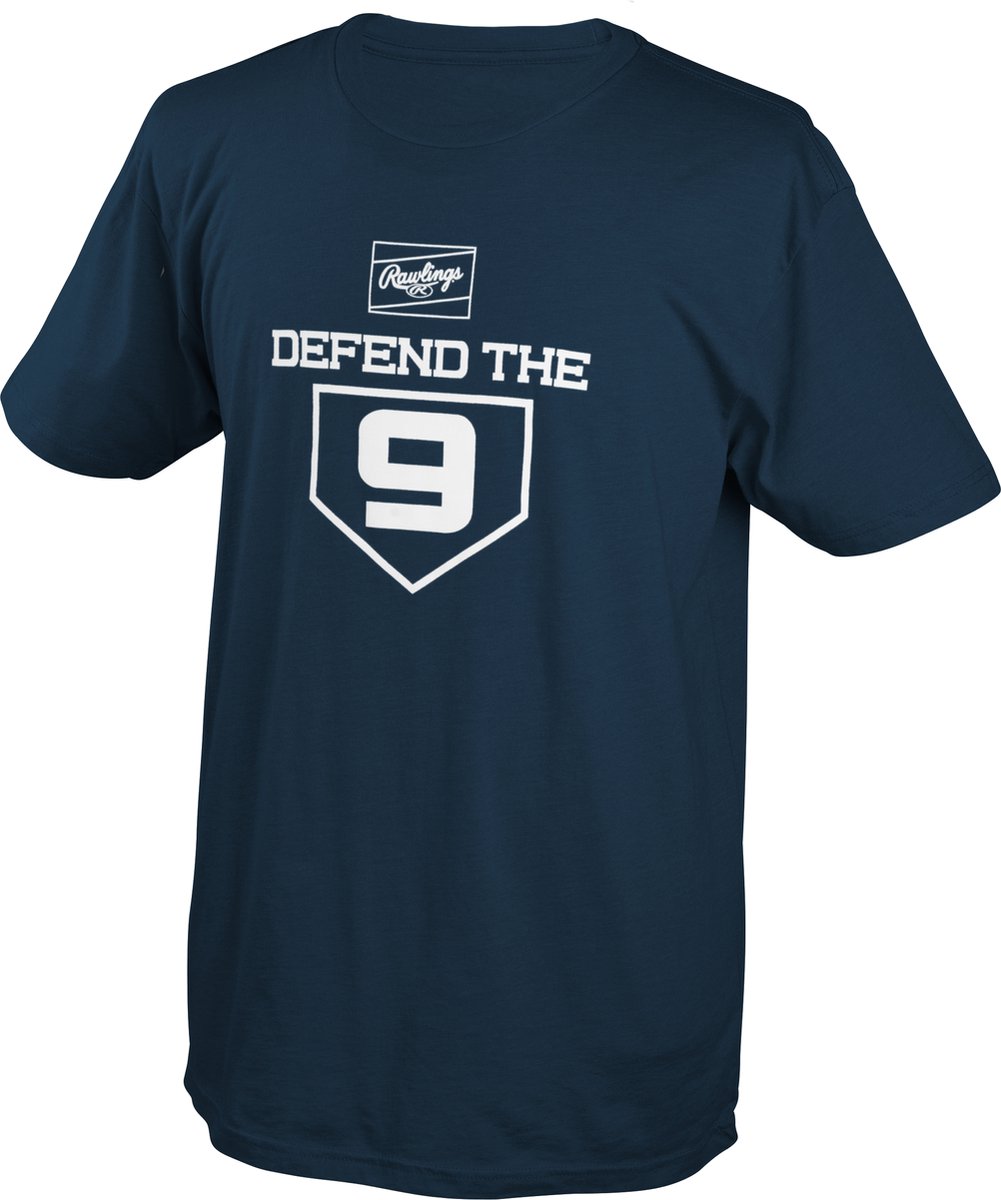 Rawlings CLM3 Defend 9 T-Shirt S Navy