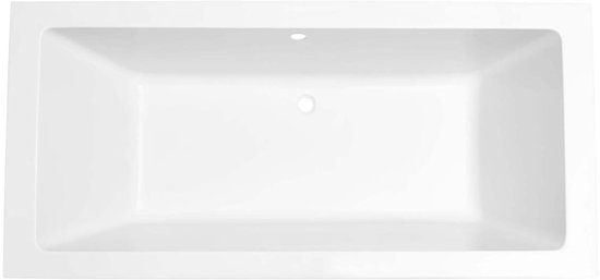 Klea Santino Rechthoek Inbouw 1-2 Persoons Duo Ligbad 180x80x49cm Acryl Mat Wit