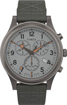 Timex Allied TW2T75700 Horloge - Textiel - Grijs - Ø 42 mm