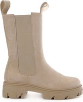 WELOVESHOES®  met Hak - Suedine - Beige - Maat 41