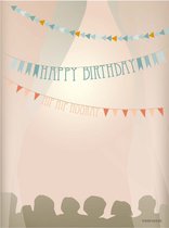 ViSSEVASSE Happy Birthday Garlands - Card A7