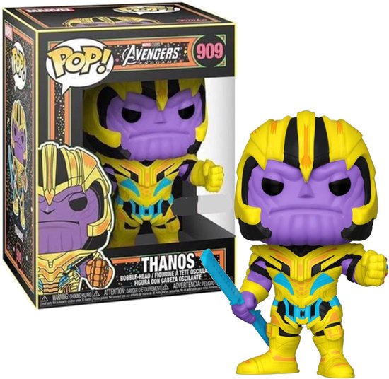 Funko Pop! Marvel: Avengers Endgame - Thanos (Blacklight) - US Exclusive |  bol.com