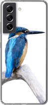 Coque Samsung Galaxy S21 FE - Martin-pêcheur - Branche - Bec - Siliconen