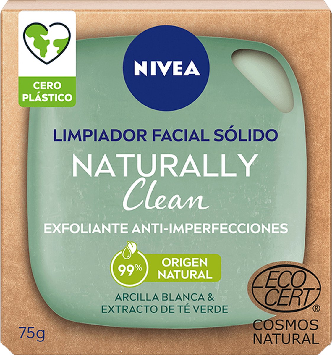 Goedkoopste Nivea Naturally Clean Face Bar - Anti-Blemish Scrub