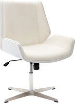 Bezoekers - Vergaderstoel Iisalmi Kunstleer, W Frame/Wit